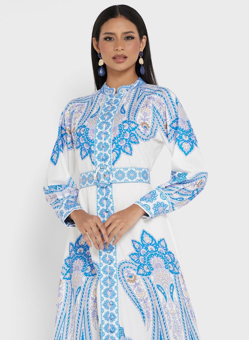 Khizana Printed Maxi Dress  - Image 3