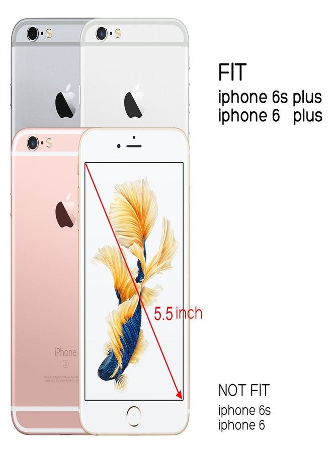 ULAK Wallet Case for iPhone 6s Plus, iPhone 6 Plus Case, Flip Folio PU Leather Kickstand Case with Card Slot Wrist Strap ID Credit Card Pockets for iPhone 6 Plus / 6S Plus 5.5 inch, Rose Gold - Image 5