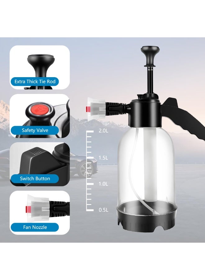 Car Washing Tools Foam Machine Garden Water Bottle Automatic Cleaning Standby Water Tank Car Washing Tools 2l Handheld Foam Spray - Image 2