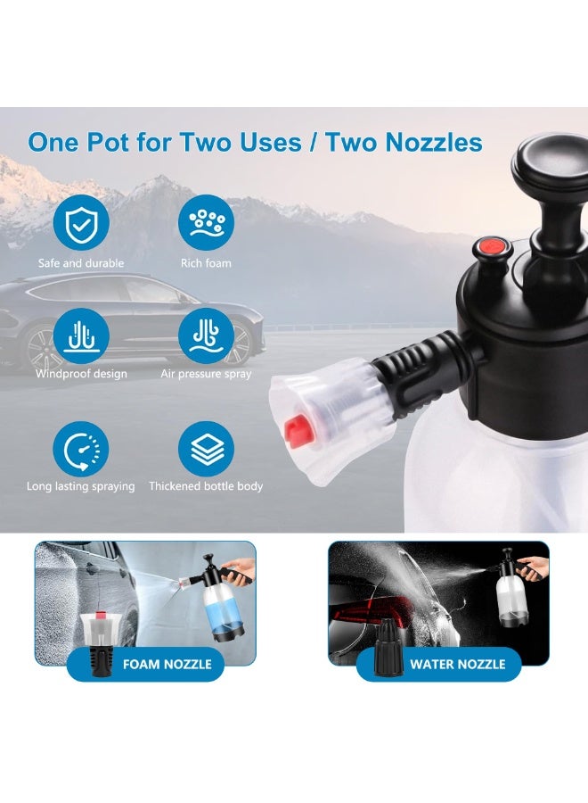 Car Washing Tools Foam Machine Garden Water Bottle Automatic Cleaning Standby Water Tank Car Washing Tools 2l Handheld Foam Spray - Image 3