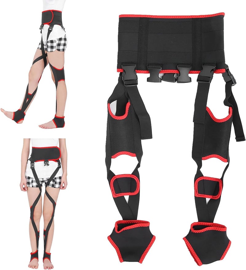 klarako Legs Correction Belt, Children O/X Type Shaped Posture Corrector for Bowed Legs and Body for Women & Men, Elastic Breathable Legs Shaping Posture Corrector(L) - Image 1