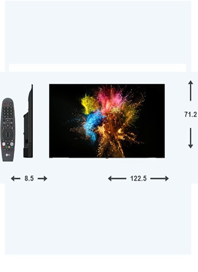 MTC 55 Inch WebOS 2.0 Smart Screen 4K UHD LED TV with Magic Remote and Wall Mount, Black | M4KD55SWOSBB25  - Image 2