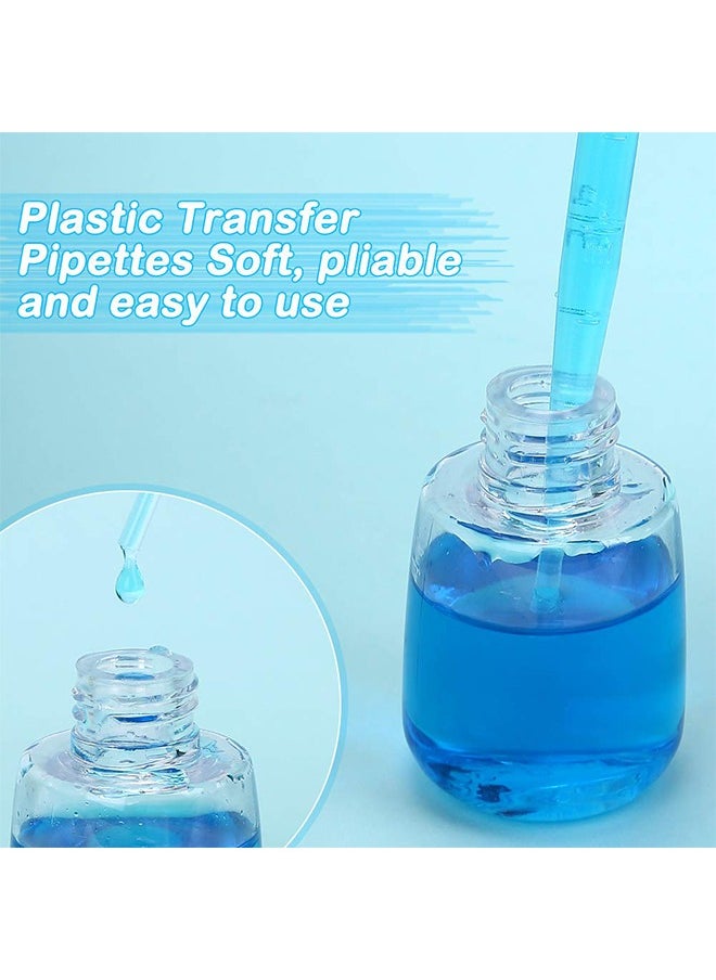 اتش واي - 100PCS البلاستيك الماصات نقل المتاح ، 3ML معايرة ماصة قطارة لمختبر العلوم - Image 1