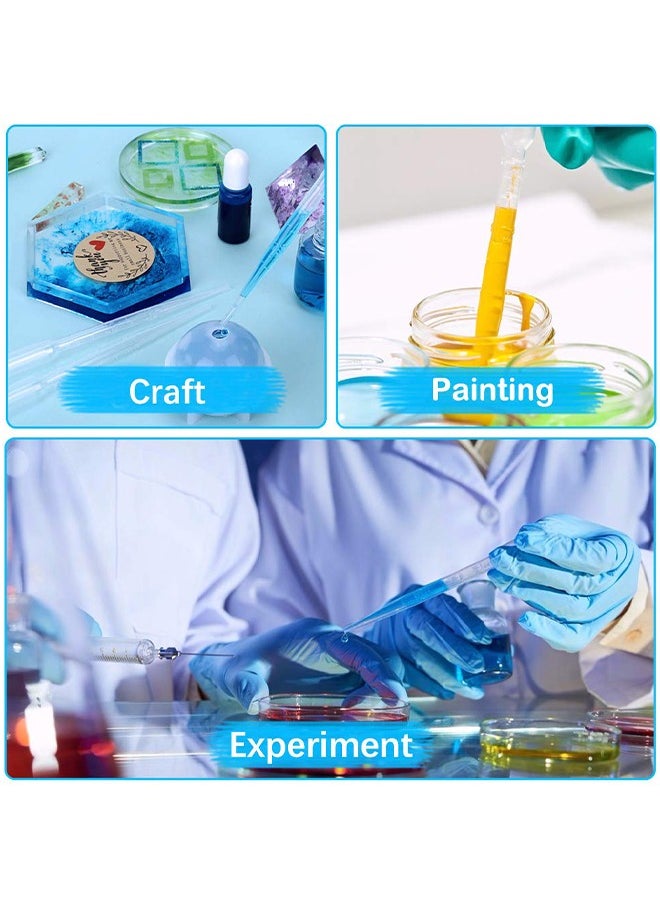 اتش واي 100PCS البلاستيك الماصات نقل المتاح ، 3ML معايرة ماصة قطارة لمختبر العلوم  - Image 5