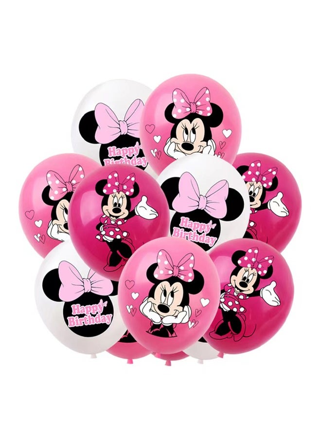 Zeemey - Mickey Minnie Balloon Garland Set with  Happy Birthday Banner,Cake Topper,Perfect for Graduation Baby Shower Birthday Bachelorette Party Backdrop Decoration,Suitable for Indoor and Outdoor - Image 1