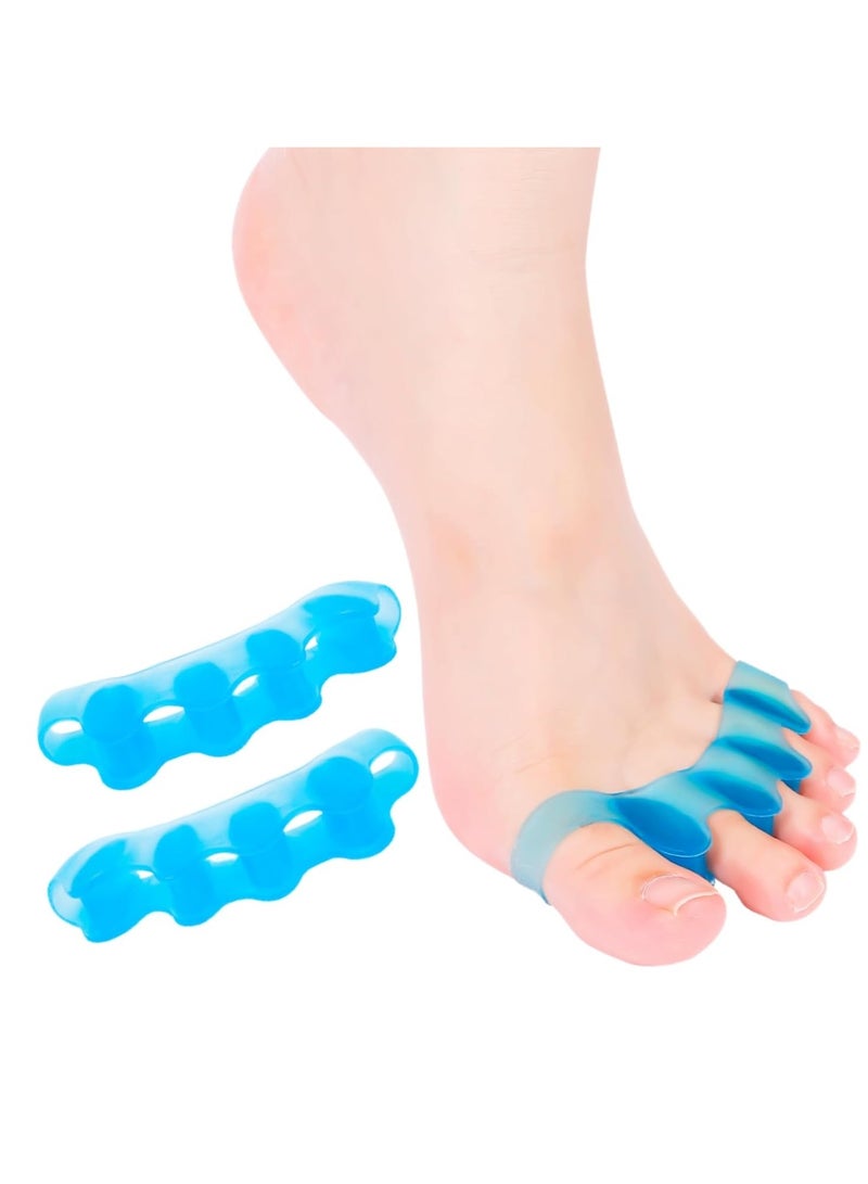 اثنين من الذكور والإناث تو فاصل ، فاصل القدم ، التهاب اللفافة الأخمصية ، موسع القدم لتخفيف الألم و صحة القدم . إصبع القدم المطرقة تصحيح جهاز تصحيح التهاب كيس الإبهام - Image 1