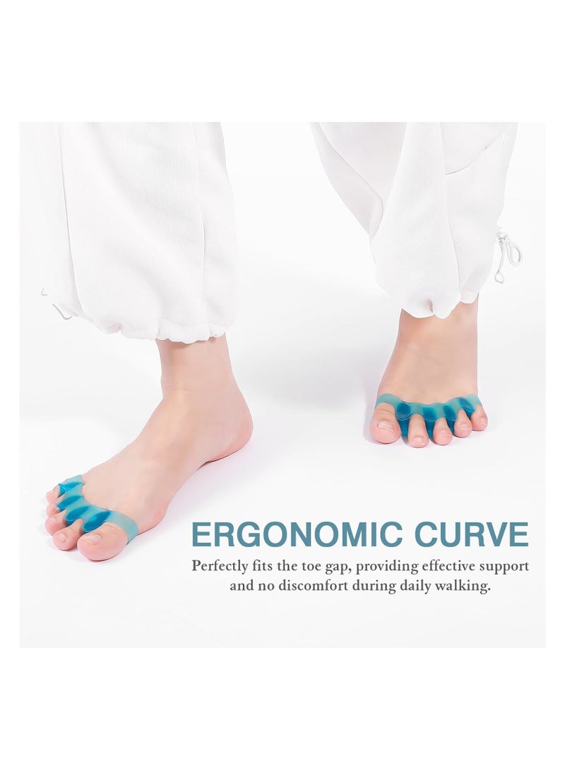 اثنين من الذكور والإناث تو فاصل ، فاصل القدم ، التهاب اللفافة الأخمصية ، موسع القدم لتخفيف الألم و صحة القدم . إصبع القدم المطرقة تصحيح جهاز تصحيح التهاب كيس الإبهام - Image 3