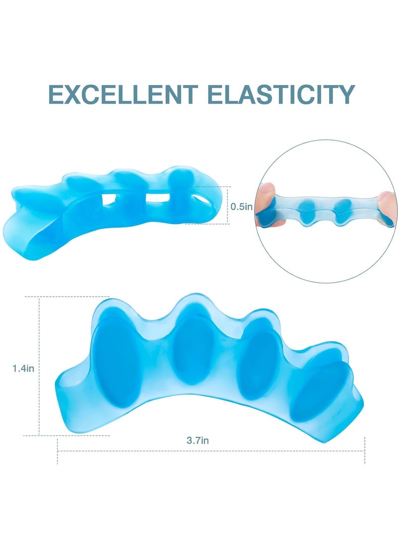 اثنين من الذكور والإناث تو فاصل ، فاصل القدم ، التهاب اللفافة الأخمصية ، موسع القدم لتخفيف الألم و صحة القدم . إصبع القدم المطرقة تصحيح جهاز تصحيح التهاب كيس الإبهام - Image 5