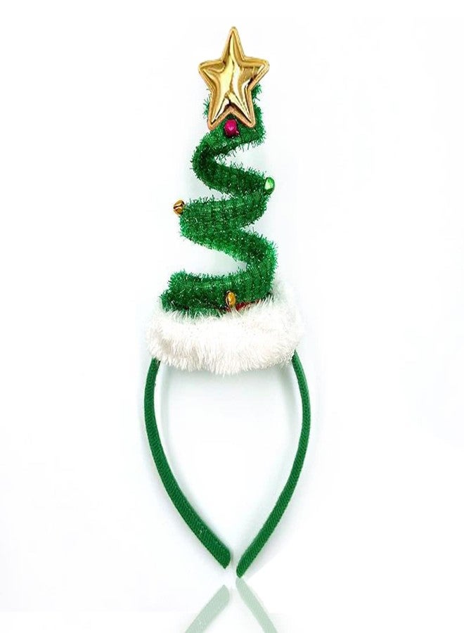 Oarkive Santa Hat Christmas Headpiece - Tree Topper Headband for Kids & Adults - Women's Christmas Accessories - Image 1