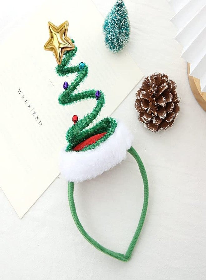 Oarkive Santa Hat Christmas Headpiece - Tree Topper Headband for Kids & Adults - Women's Christmas Accessories - Image 2