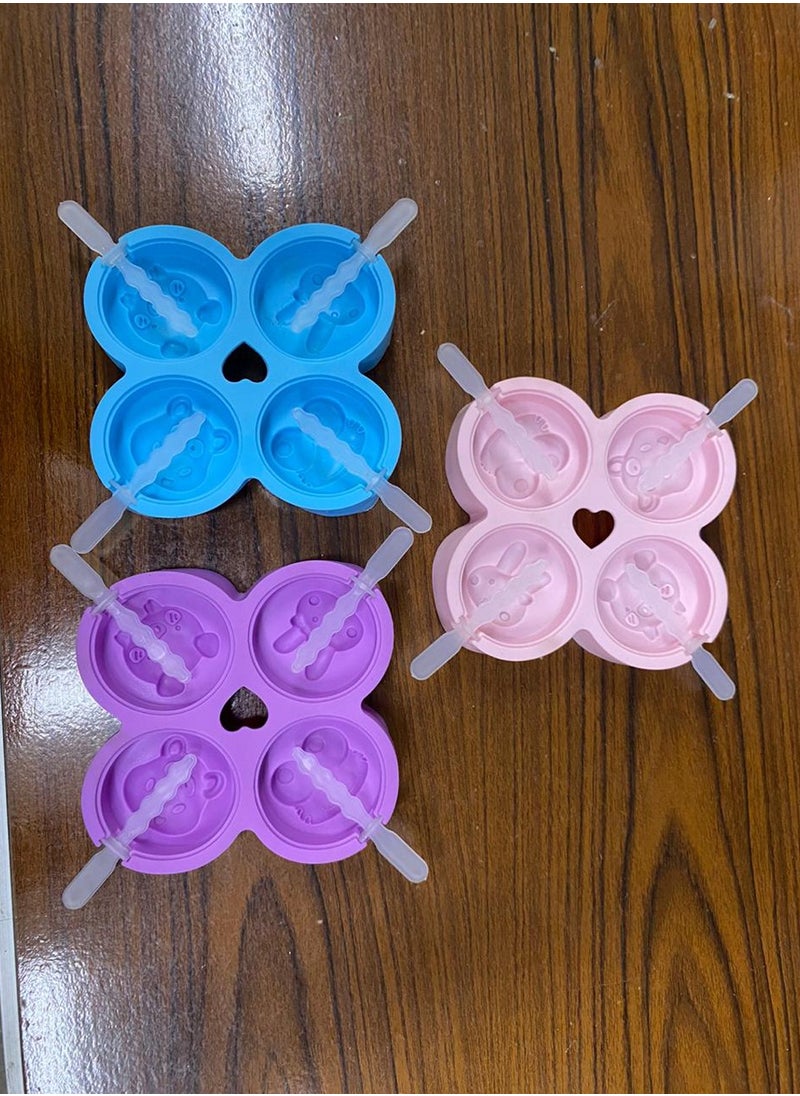 Generic - Ice Cream Mold High Quality Tool To  Fun Ice Cream Family 4*1 - Image 1
