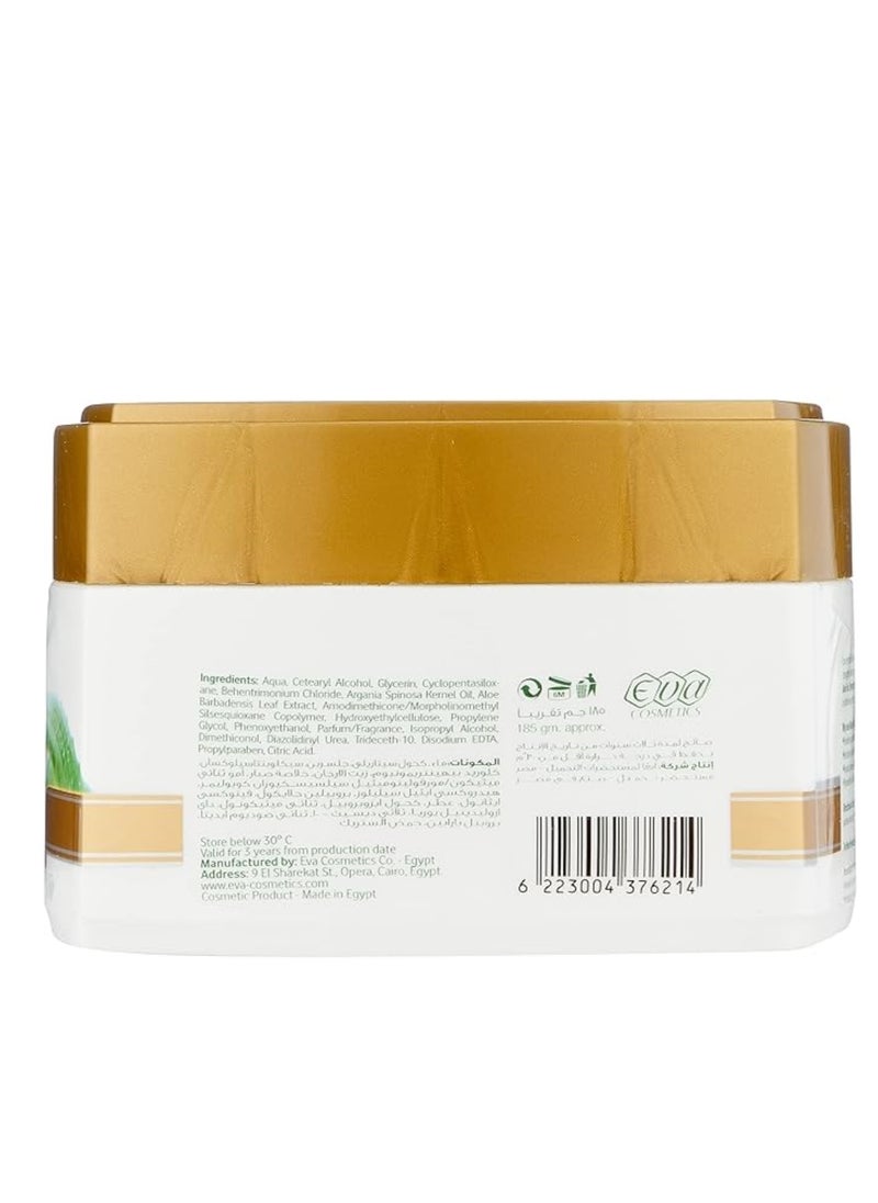 Aloe Eva ALOE EVA STRENGTHENING HAIR MASK WITH ALOE VERA & MOROCCAN ARGAN OIL 185 GM  - Image 2