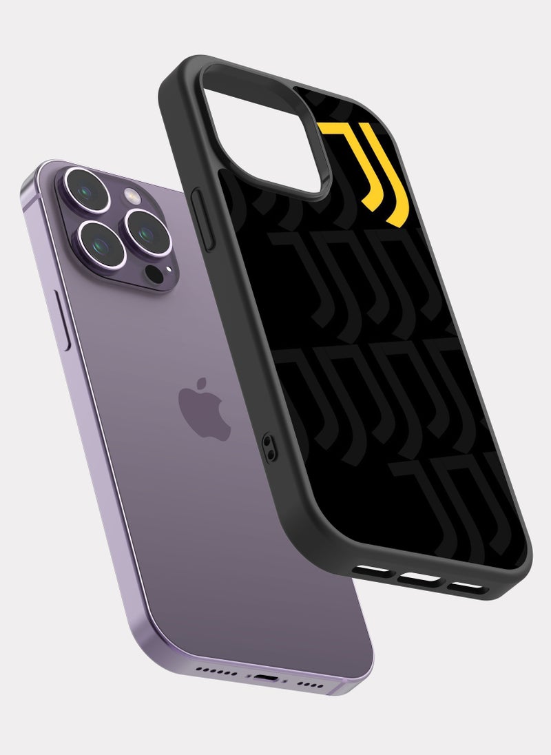 بكسلات كفر ايفون 14 برو ماكس نادي يوفينتوس اسود - Image 2