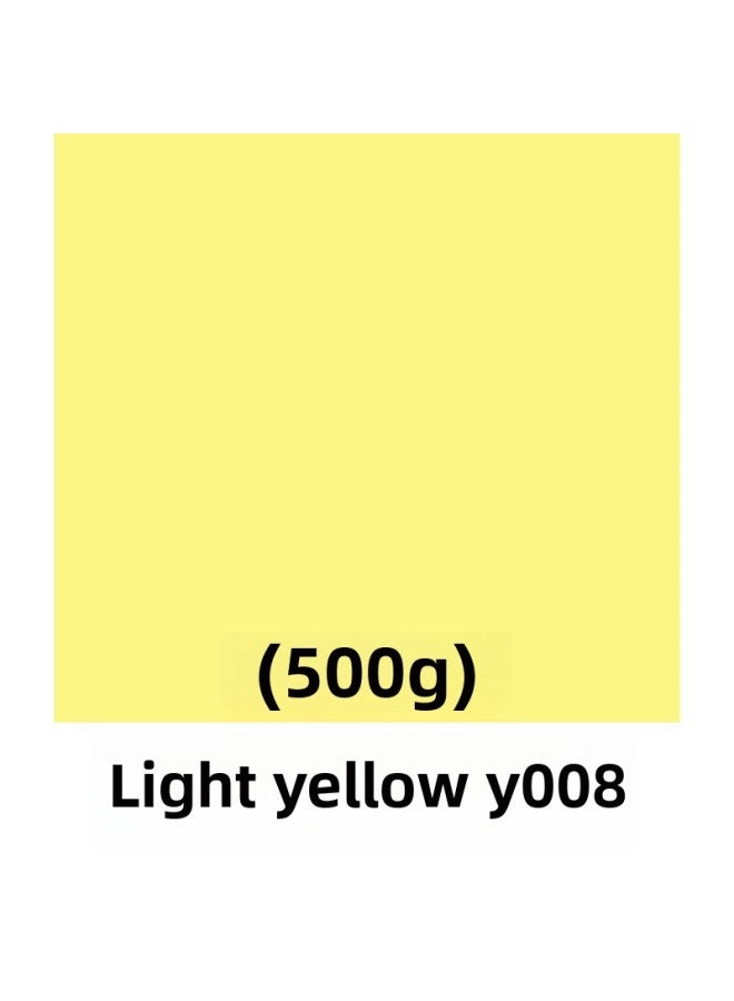 Soft Clay 500g Children's Handmade Diy Toys Colored Clay Clay Handmade Primary School Students Special Safe And Non-toxic-Color:Light Yellow 500g (Y008)  - Image 1