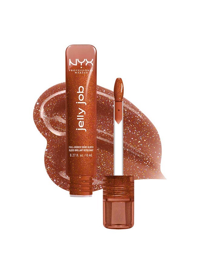 NYX PROFESSIONAL MAKEUP Epic Ink Liner, Waterproof Liquid Eyeliner, Vegan Formula Black & Jelly Job, Full-Bodied Shine Gloss, Lip-Smoothing Shine, Hyper-Glossy Finish, Bling Me Jelly & Buttermelt Highlighter Powder Highlighter 12 HR Wear Fade And Transfer Resistant Bright And Butta Bundle - Image 3