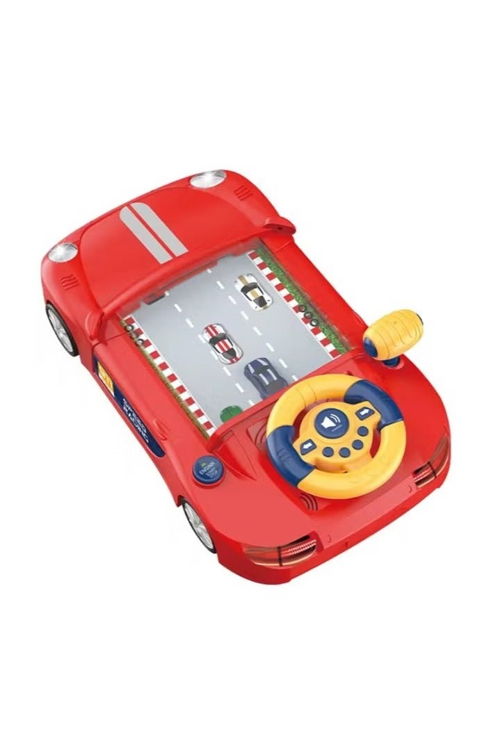 Musical Steering Wheel Toys for Toddlers Simulation Racing Car Toy with Sound for Ages 3 and Up, Interactive Educational Racing Car Toy for Boys and Girls Birthday Gift - Image 4