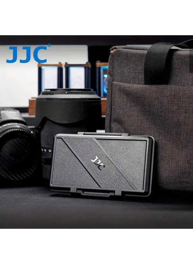 صندوق تخزين بطاقات الذاكرة JJC يسع 30 بطاقة مايكرو SD، مقاوم للماء ومضاد للسقوط، بقشرة من مادة ABS - Image 1