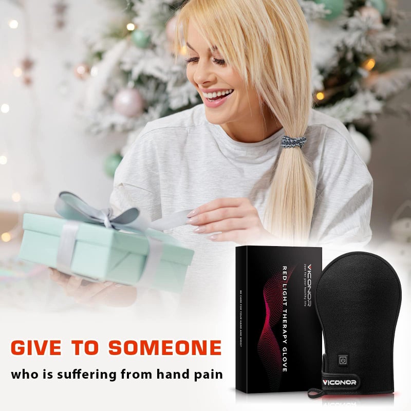 Viconor Red Light Therapy Device for Hands, Infrared-Light-Therapy-Gloves Finger Wrist, Led Near Infrared Carpal Tunnel - Image 5