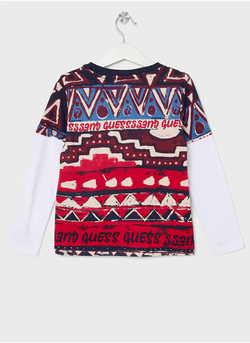 GUESS Kids Logo Detail T-Shirt