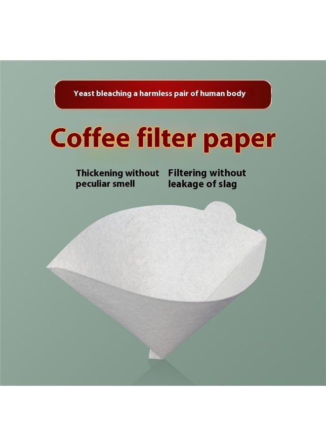 yongsheng Paper Coffee Filter White，Coffee Filters,  Disposable Coffee Filters for V60 and Drip Coffee Makers and Conical Shaped Pour Over  - Image 3