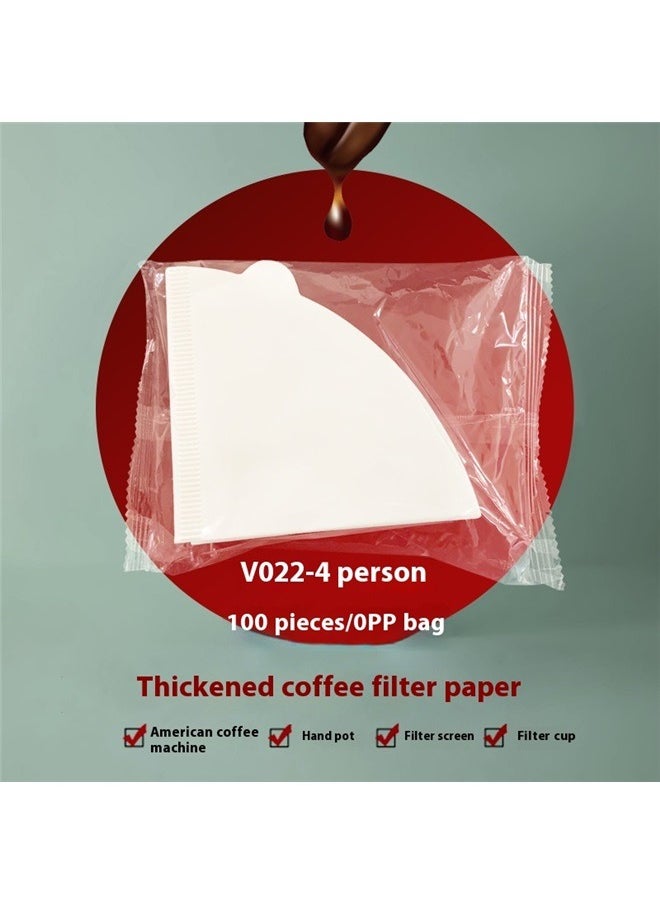 yongsheng Paper Coffee Filter White，Coffee Filters,  Disposable Coffee Filters for V60 and Drip Coffee Makers and Conical Shaped Pour Over  - Image 4
