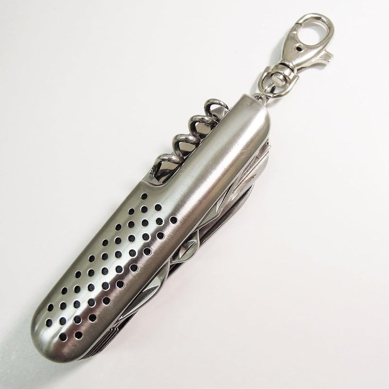 Durable Stainless Steel Pocket Knife – 5-in-1 Multi-Function Tool with Bottle Opener, Screwdriver, Can Opener & File – Lightweight, Compact, Ideal for Hiking, Camping & EDC - Image 3