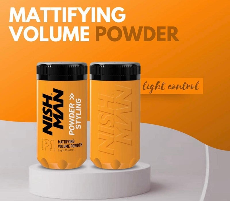 nishman Hair Styling Powder Series (20 gr., P1 Hair Styling) - Image 2
