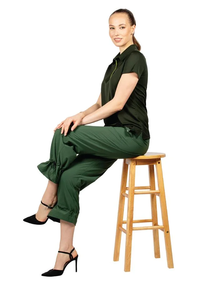 زيسي Women's Bungee Cord Straight Pants