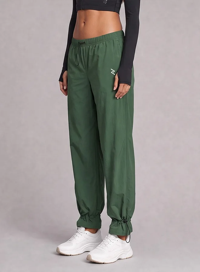 Zaecy Women's Bungee Cord Straight Pants