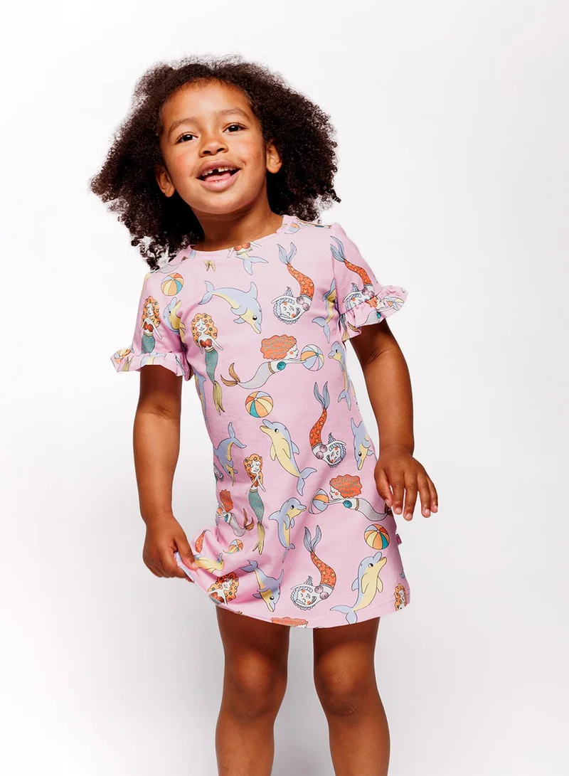 Småfolk Printed Knit Dress