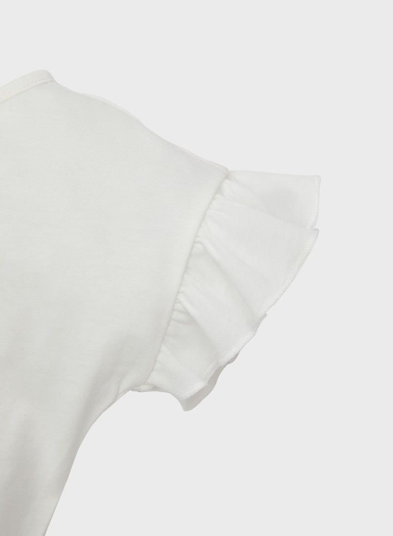 DeFacto Regular Fit Slogan Short Sleeve T-Shirt - Image 3