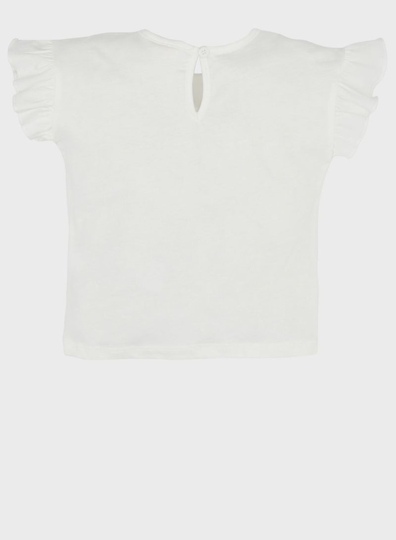 DeFacto Regular Fit Slogan Short Sleeve T-Shirt - Image 2