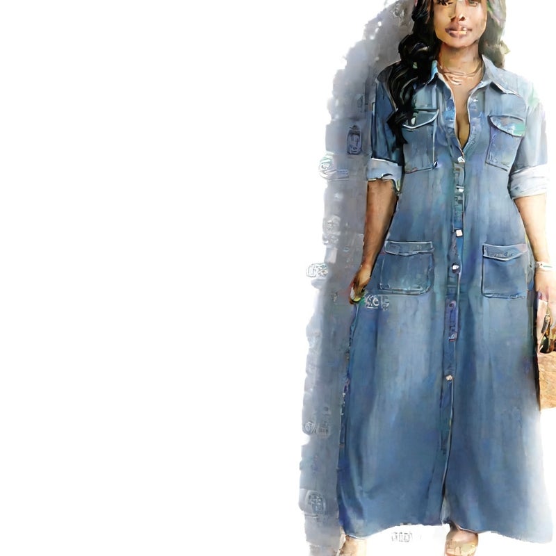 Elegant Long Flared Dress for Women - Image 5
