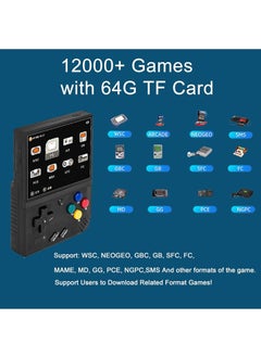 Miyoo Miyoo Mini Plus Handheld Game Console, with Dedicated Storage Case, 3.5 Inch IPS 640x480 Screen, 64G/128G TF Card with 10,000+ Games, 3000mAh 7+Hours Battery, Support Wireless Network (Grey 128G)  - Image 5