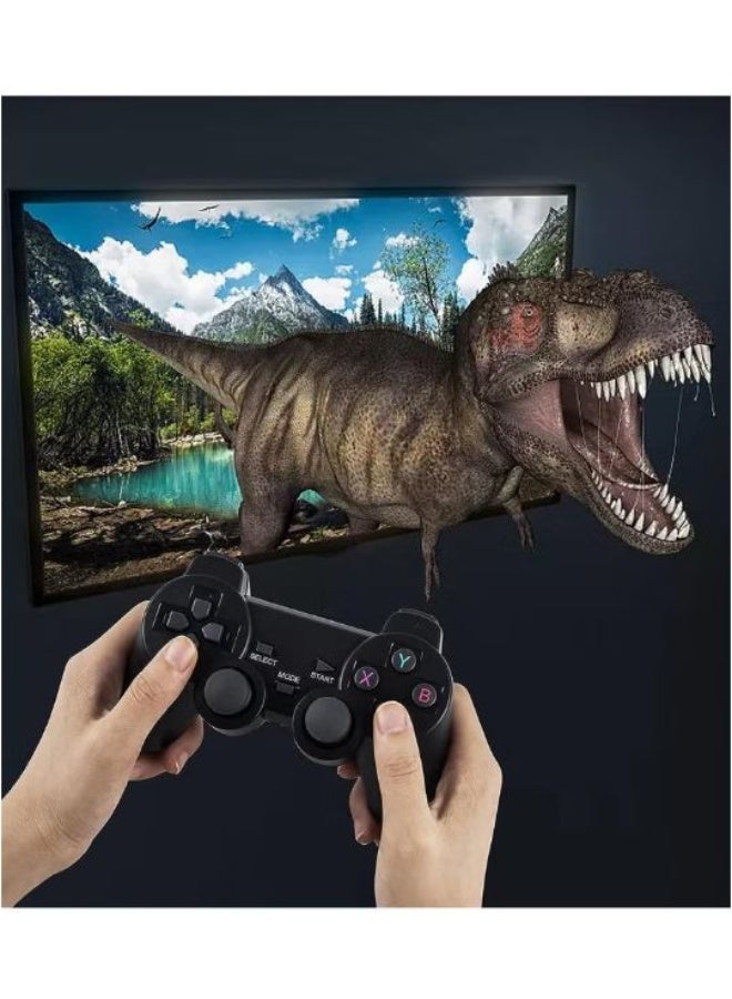 راين عصا ألعاب فيديو لاسلكية 2.4G مع أكثر من 10000 لعبة، مخرج HDMI بدقة 4K ووحدتي تحكم مزدوجتين - Image 2