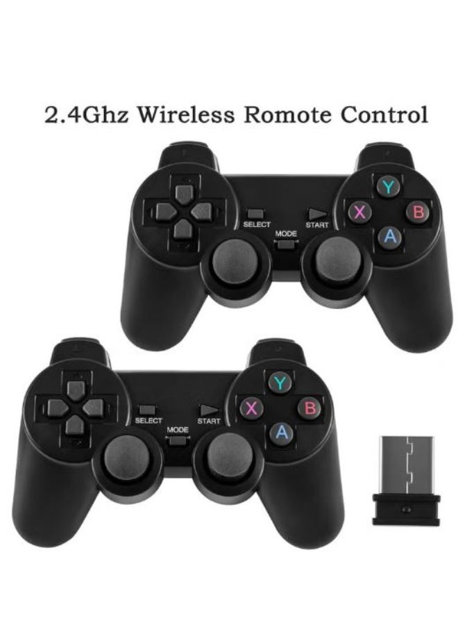 راين عصا ألعاب فيديو لاسلكية 2.4G مع أكثر من 10000 لعبة، مخرج HDMI بدقة 4K ووحدتي تحكم مزدوجتين - Image 3