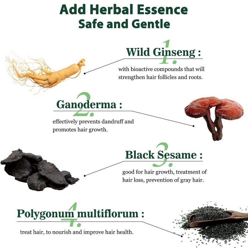 Agthyuve 3-in-1 Blonde Brown Hair Dye Shampoo for Women & Men, 16.9 Fl Oz Instant Hair Color Shampoo 100% Gray Coverage, Semi-Permanent Herbal Hair Dye, Gentle DIY Home Salon (Blonde Brown) - Image 4