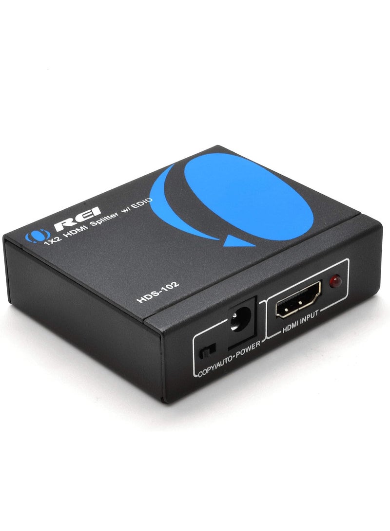 OREI 4K 1 in 2 Out HDMI Splitter Ultra HD 4K @ 30 Hz 1x2 V. 1.4 HDCP Power HDMI Supports 3D Full HD 1080P for Xbox PS4 PS3 Fire Stick Blu Ray Apple TV HDTV Adapter Included  - Image 2