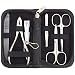 3 Swords Germany - brand quality 6 piece manicure pedicure grooming kit set for professional finger & toe nail care scissors clipper genuine leather case in gift box, Made in Solingen Germany (02259) - Image 2