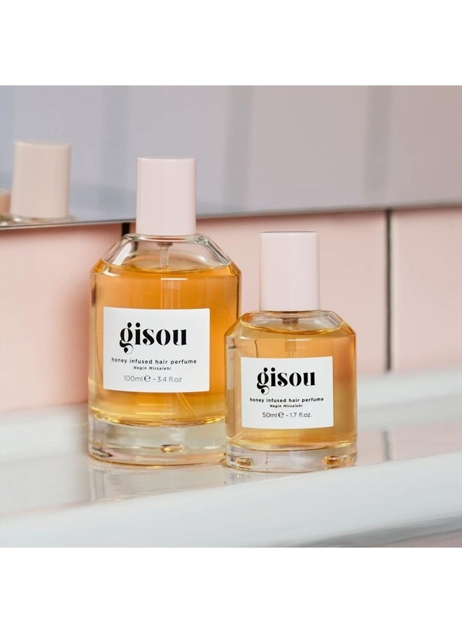 Gisou Honey Infused Hair Perfume Pocket Size, A Travel-Friendly Fragrance with Sweet Notes of Honey Blended into Spring Florals (1.7 fl oz)  - Image 2