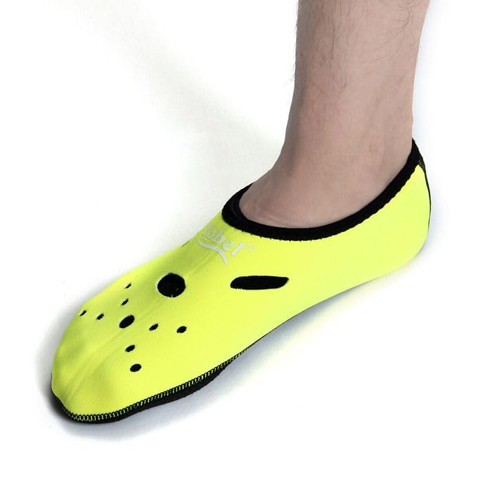 Portible أحذية مائية سريعة الجفاف للأطفال، جوارب مائية لأحذية الشاطئ، بدلة سباحة غير قابلة للانزلاق للبالغين (المقاس - م) - Image 2