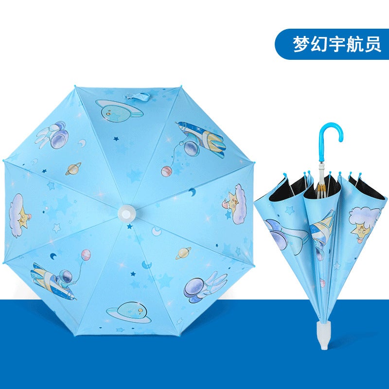 21-Inch Kids Safety Manual Umbrella Astronaut 