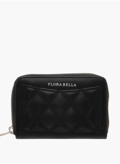 Womens Quilted Zip Around Wallet