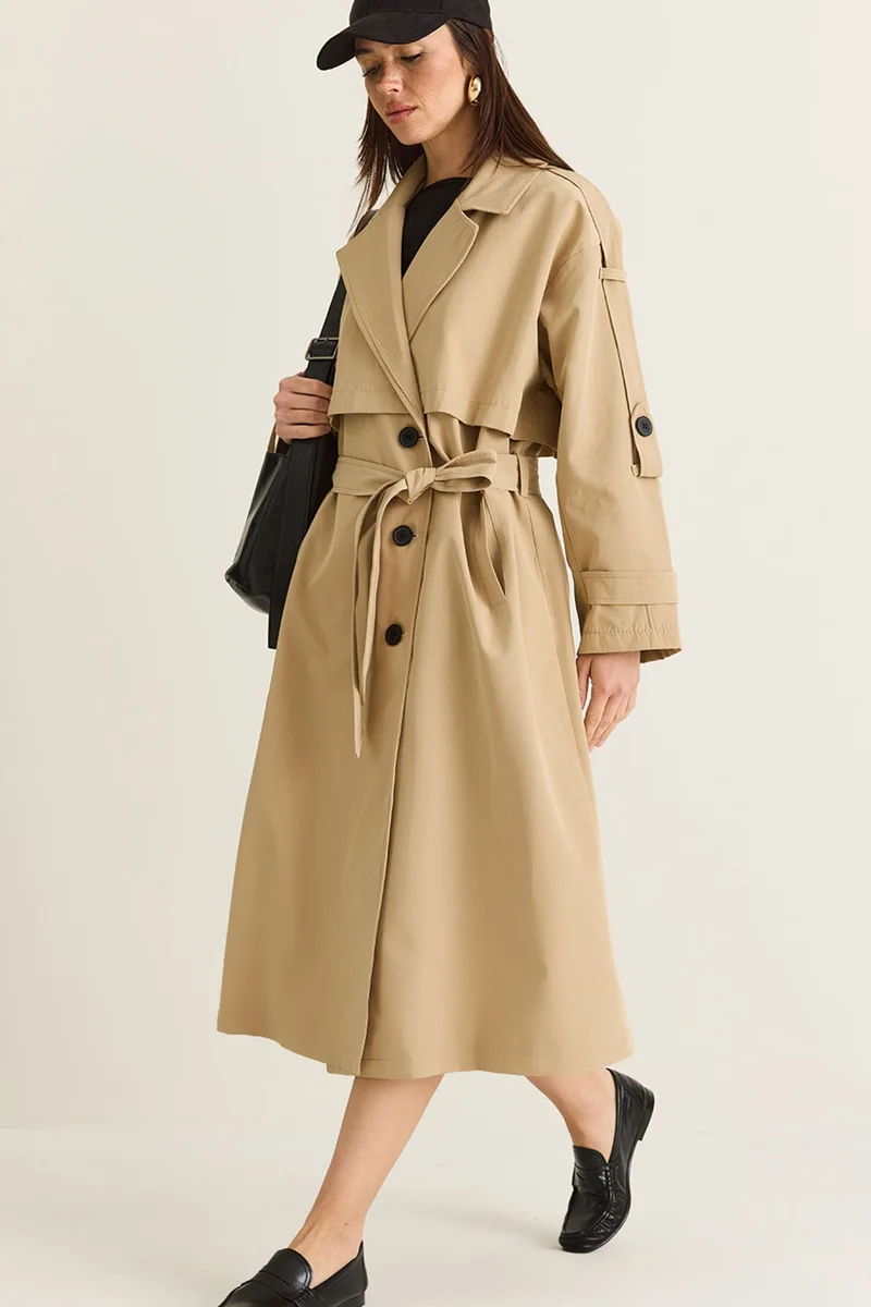 LUCCI Women's Trench Coat