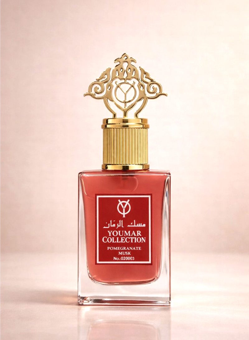 يومار Musk Perfume for Men and Women Youmar Collection Pomegranate Musk No. 0003 | Luxury Unisex Perfume with Musky, Floral & Citrus Fresh Fragrance Notes | Best Unisex Perfume - Image 4