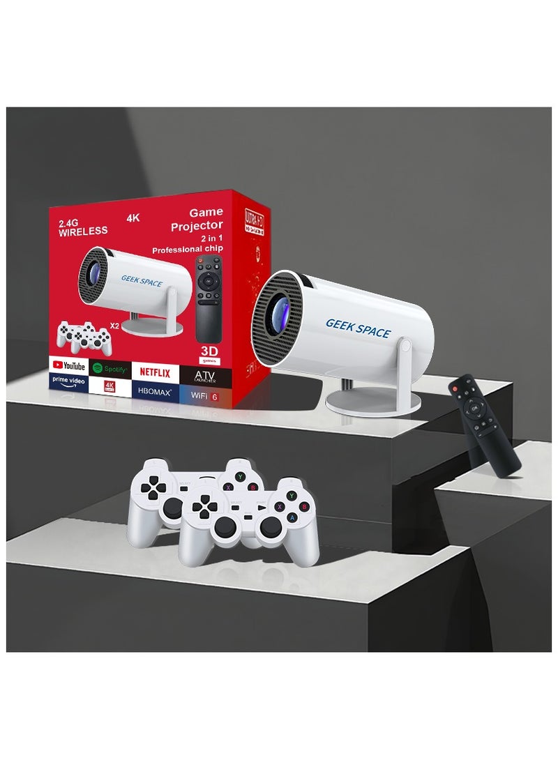 4K Smart Max Gaming Projector 36k+ Games, 1080P Portable Home Theater - Image 4