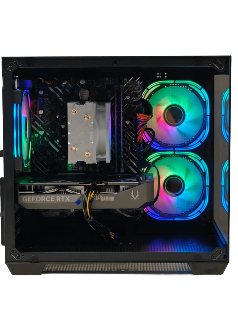 Mostech General Trading LLC GAMING PC INTEL i5-14400F upto 4.7Ghz | RTX 5060  8GB GDDR7 | SSD 1TB NVMe M.2 | RAM 16GB DDR4 | CPU AIR COOLER 120MM | WIFI READY WIN 11 PRO BLACK - Image 2