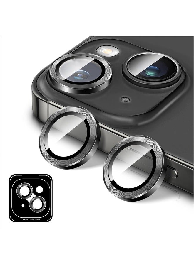 ELTRAZONE Premium Camera Lens Protector for iPhone 16/16 Plus – Tempered Glass with Metal Rings and Auto-Alignment Feature - Image 1