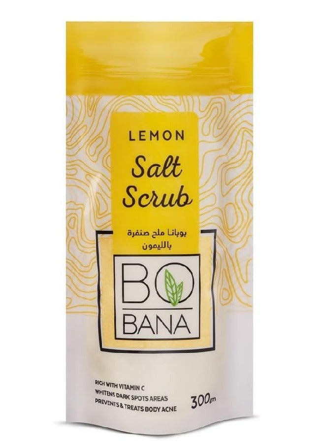 BOBANA Lemon Salt Scrub 300 GM  - Image 1