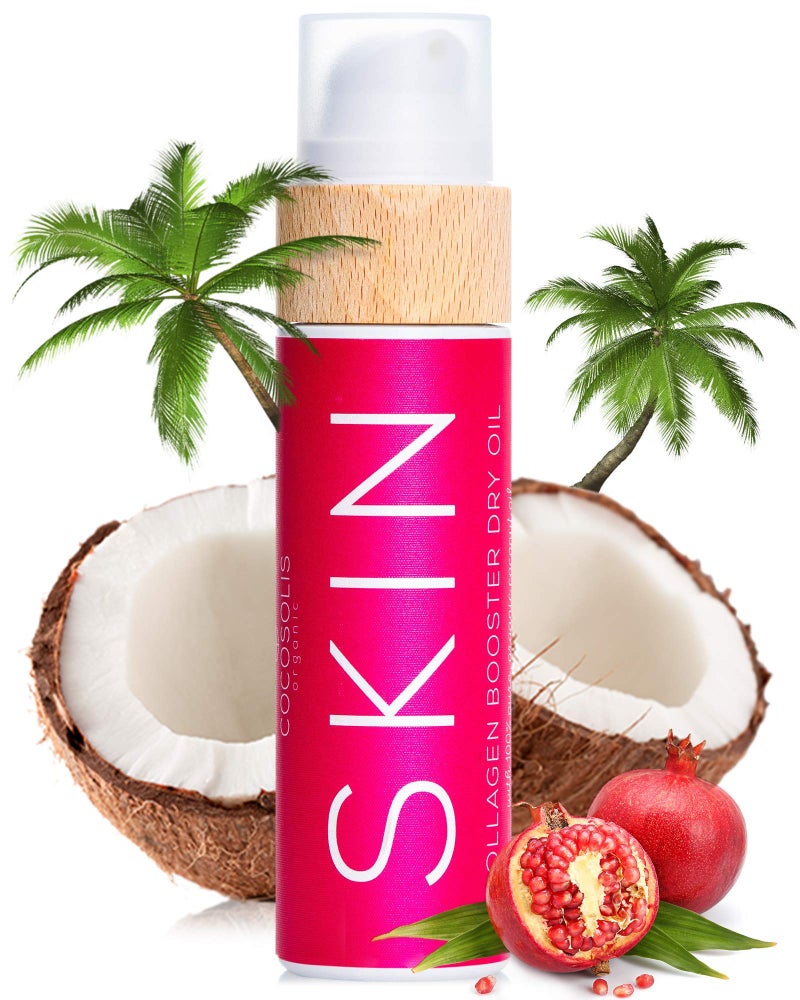 COCOSOLIS SKIN Collagen Booster Bio Oil â€“ Anti-Aging Collagen Lotion for Skin Tightening with Rosehip and Essential oils â€“ Collagen Oil for Face and Body - Smooths and reduces wrinkles - Image 1
